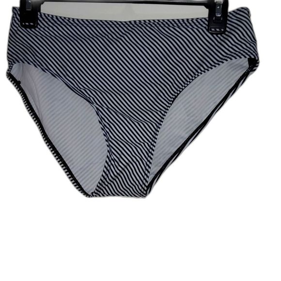 Amazon NWOT striped Swim bottoms.    LSWM015 - Picture 1 of 2